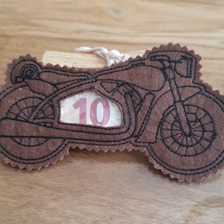 Stickdatei Motorrad ITH Füllobjekt Wunscherfüller