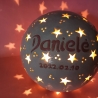 Namenslampe zur Taufe Geburt die Geburtslampe Name ausgestanzt