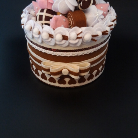 Torte Geschenkebox, Aufbewahrungsbox groß