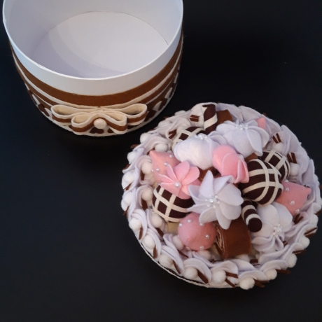 Torte Geschenkebox, Aufbewahrungsbox groß