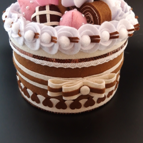 Torte Geschenkebox, Aufbewahrungsbox groß