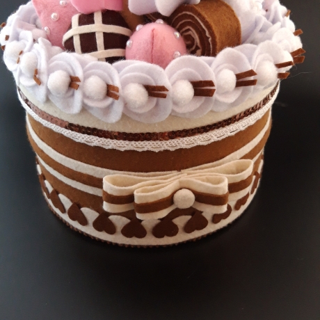 Torte Geschenkebox, Aufbewahrungsbox groß