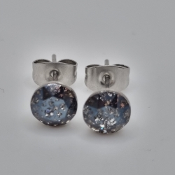 Ohrringe Ohrstecker Kristalle Crystal Black Patina (651)