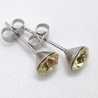 Ohrringe Ohrstecker Kristalle Crystal Jonquill Hellgelb (651)