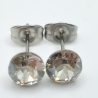 Ohrringe Ohrstecker Kristalle Crystal Silver Shade (651)