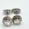 Ohrringe Ohrstecker Kristalle Crystal Silver Shade (651)