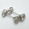 Ohrringe Ohrstecker Kristalle Crystal Silver Shade (651)