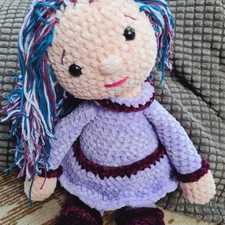 Puppe Gwen,  ca. 40 cm, Unikat,  Amigurumi 
