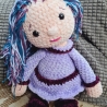 Puppe Gwen,  ca. 40 cm, Unikat,  Amigurumi 
