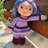 Puppe Gwen,  ca. 40 cm, Unikat,  Amigurumi 