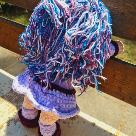 Puppe Gwen,  ca. 40 cm, Unikat,  Amigurumi 