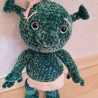 Oger-Baby, ca. 37 cm, Unikat, gehäkelt,  Handmade