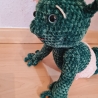 Oger-Baby, ca. 37 cm, Unikat, gehäkelt,  Handmade