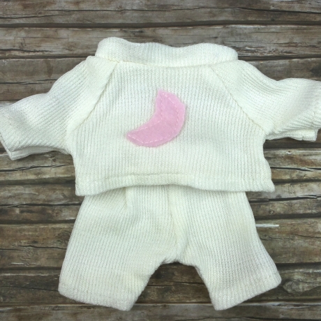 Oberteil mit Mond + Hose passend für Äffchen Stofftiere 20 cm Neu