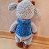 Kuh, ca. 30 cm, Unikat, gehäkelt,  Handmade