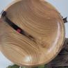 Handgearbeitete Schale aus Eschenholz mit Epoxid