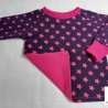 Babyset Shirt und Hose Sterne pink Gr. 62/68