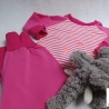 Babyset Shirt und Hose Flamingo pink Gr. 62/68