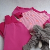 Babyset Shirt und Hose Flamingo pink Gr. 62/68