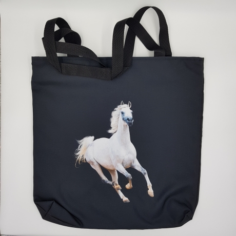 Tragetasche Einkaufstasche mit Pferde Motiv