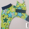 Babyset Pumphose und Mütze Sterne grün blau Gr. 62/68