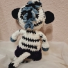 Zebra, 26 cm, Unikat,  Amigurumi 