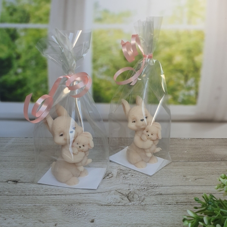 Seife Hase mit Baby