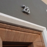 HAUSNUMMER aus BETON | 24cm Arial Narrow | 3D Optik  Top Design