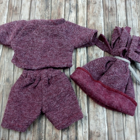 Shirt Hose Mütze passend für Äffchen Stofftiere 20 cm Neu