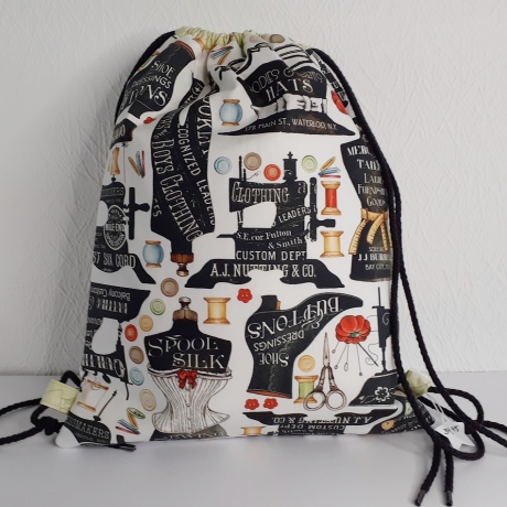 Rucksackbeutel/Stoffbeutel Yuna she sews