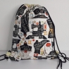 Rucksackbeutel/Stoffbeutel Yuna she sews