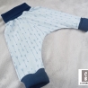 Babyset Hose und Knotenmütze Pfeile hellblau Gr. 62 68