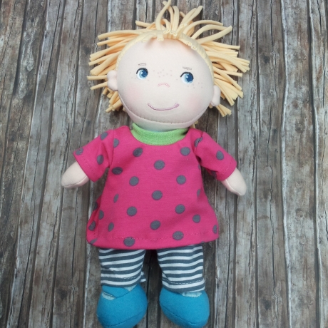 Puppenkleidung Tunika und Hose passend für Puppen 20 cm Neu