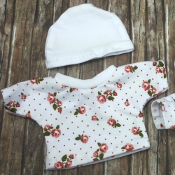 Kleid und Mütze kurz passend für Äffchen Plüschtiere 20 cm Neu