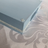 Handgefertigtes Design-Tablett 'Koi blau'