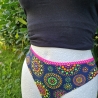 String Tanga super bequem, Punkte neon, Retro, handmade, Jersey