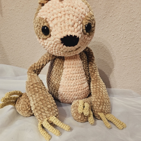 Faultier, Unikat,  Amigurumi,  ca. 45 cm, gehäkelt 