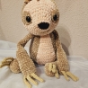 Faultier, Unikat,  Amigurumi,  ca. 45 cm, gehäkelt 