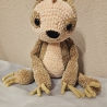 Faultier, Unikat,  Amigurumi,  ca. 45 cm, gehäkelt 