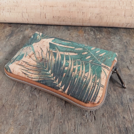 Geldbörse aus KORK, Portemonnaie, NATUR fair vegan handmade
