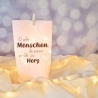 Lichtertüte, Lichterbeutel mit Spruch, Mitbringsel,Geschenk Idee