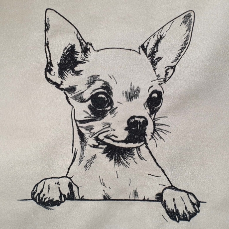 Stickdatei Chihuahua kurzhaar Aage Hund