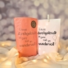 Lichtertüte, Lichterbeutel mit Spruch, Mitbringsel,Geschenk Idee