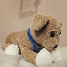 Hund, Unikat ca. 49 cm, gehäkelt,  Handmade 
