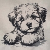 NEU Stickdatei Havaneser Welpe Silvie Hund