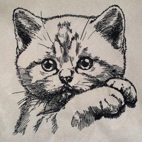 Stickdatei Katze Kitten Britisch Kurzhaar Ellie Lunachild