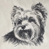NEU Stickdatei Yorkshire Terrier  Gizmo Yorki Hund