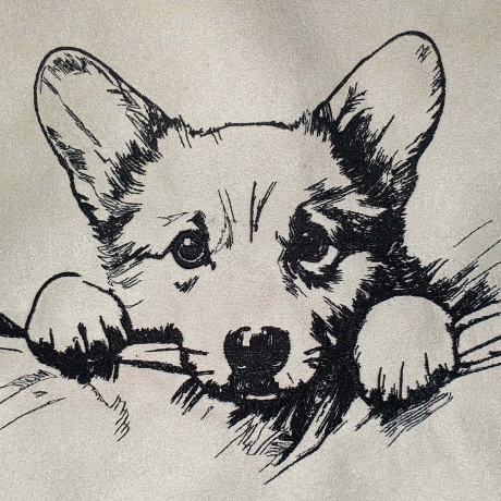 Stickdatei Welsh Corgi Pembroke Taki Hund