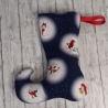 Elfen-/Nikolausstiefel Midi Wichtel blau  