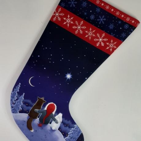 Keep Believing yard stocking panel 90 cm